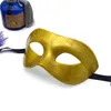 MUNIMA MULHER MACLEMAN DO MASCA DE Máscara de baile de máscara de Halloween Cosplay Cosplay Decoração de casamento Props Half Face Eyes Masks BBB15569