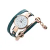 Polshorloges dames mode Koreaanse Rhinestone Quartz Bekijk vrouwelijke riem armband unieke vrouwen 2022