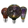 Feux d'artifice Effet Vintage Ampoules À Incandescence Rétro Edison Lampe E27 110 V-220 V Décoration Ampoule A60 ST64 G80 G95 G125