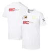 Camiseta Fórmula 1 F1 2023 Terno de corrida de manga curta Casual Sports Quick Dry Top328p