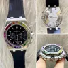 Luxe horloge voor heren Mechanische horloges Aquartz Diamond Tali Rubber Premium kwaliteit Zwitserse merksportpolshorloges