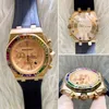 Luxe horloge voor heren Mechanische horloges Aquartz Diamond Tali Rubber Premium kwaliteit Zwitserse merksportpolshorloges