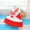 Decorazioni natalizie Ricamo Gonna per albero di Babbo Natale Tappeto con fondo bianco rosso 90 cm per decorazioni per feste di festival