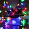 Party Decoration 600cm LED String Lights Copper Sier Wire Garland Light Waterproof Fairy for Christmas Wedding Drop Delivery 2021 Hom DHBOC