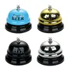 Suprimentos para festas chamam Bell Sturdy and Durable Construction Uso universal para restaurantes Home Black Blue Gold Silver Desk Silver Big Button