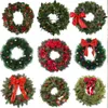 Dekorativa blommor kransram Garland Hoop Artificial Wire Form Party Crafts Metal Diy Iron Ins Wind Decoration Floral Circle Ring