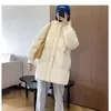 Frauen Daunen Parkas Feder Jacken Mantel Winter Baggy Verdickung Warme Blase Lange Übergroße Weibliche Puffer Baumwolle Gepolsterte Jacke Outwear 220920