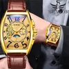 Relogio Maschulino Sewor Men Watch Automatic Mechanical Tourbillon Sport Clock Top Brand Gold Gold Classic Man Wristwatch Y1252O