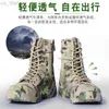 Laarzen Heren Militaire Field Training Combat 2021 Outdoor Ademend te voet Wandelschoenen Man Soft Desert Botas Hombre L220920