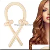 Clipes de cabelo Barrettes Slee Rolos de cabelo flexíveis Hastes de curling Hairs Tools Bairesting Products Spiral Modeling Accessories Bands para DHFKQ