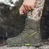 Buty oddychające pustyni mężczyźni taktyczny wojskowy Man Trekking Camping Outdoor Autumn Winter Light Buty turystyczne L220920