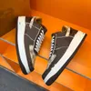 Shoes Designer top version pure handmade 2022ss Luden Ni three-way name brown gray plaid men's and women's same casual sneakers