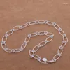 Kedjor 925 sterling silver halsband för kvinnor män 2022 bröllop fest smycken gåva hela pris droppe /awuajoba bbyajtfa