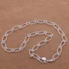 Kettingen 925 Sterling zilveren ketting voor vrouwen mannen 2022 Wedding Party Sieraden Gift Hele prijs Drop /Awuajoba Bbyajtfa