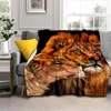 Blankets Animal Blanket Lion Flannel Super Soft Fleece Throw For Bedroom Couch Sofa Gift Tv