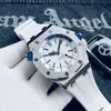 男性のための贅沢な時計メカニカルウォッチ15703自動明るい透明なボトムカバースイスブランドスポーツリストッチ