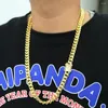 Chains 2022 Hip Hop Bling Micro Pave Cz Buckle Miami Cuban Link Chain 70cm Wide Gold Filled Cool Boy Men Necklace Curb For