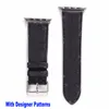 Top Fashion Designer Luxury Watchband Paski do Apple Watch 45mm 41mm 42mm 38mm 40mm 44mm iwatch 7 6 5 4 3 2 1 SE7 S6 zegarki zespoły PU Skórzana bransoletka Paski od zegarków