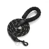 Dog Collars Leads Rope Leash Reflective Round Nylon Braided Traction Explosion-proof Comfortable