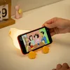 Cordes canard veilleuses Led veilleuse Rechargeable dessin animé Silicone lampe tapotant interrupteur enfants enfant chambre décoration cadeau d'anniversaire