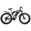 Auto elektrische fiets vetbanden 1000W mountainbike ebike 17Ah 48V li-ion stadsfiets e-bike strand cruise unisex shengmilo mx02s