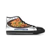 Sapatos personalizados Classic Canvas High Cut Skateboard Casual Aceite personalização de impressão UV Rubber Momens Womens Sports Sneakers