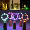 Cordes 20 LED bouchon de bouteille en forme de liège lumière verre vin fil de cuivre guirlandes lumineuses pour la fête de noël mariage