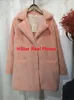 Women's Fur Faux HStar Women Mink Coat Solid Female Turn Down Collar Winter Warm Fake Lady Casual Jacket 220919