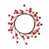 Dekorativa blommor 3st Berry Wreath Likliknande 8 cm inre diameter Standcirkel f￶r skrivbord