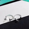 Earrings Designer Ear Stud Luxury Brand Women Rose Gold Plated 925 Silver Geometric Earring for Wedding Party Jewerlry Accessories