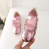 Sneakers Kids Baby Toddler Girl Bambini White Wedding Party Princess Leather Soft Bottom Shoes Girls Flower Single A966 220920