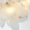 Chandeliers Luxury Design Marble Lamp Gold Chandelier Modern Foyer Lights AC110V 220v LED Dinning Hanging Lighting