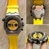 Relógio de luxo para homens relógios mecânicos mergulhador dial borracha formen premium geade aaa marca suíça esporte pulseiras