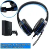 Zestaw słuchawkowy Zestaw słuchawkowy Over-E-E-EARD Słuchawcze do gry słuchawki Głębokie bas stereo Casque z mikrofonem dla PS4 NOWOŚĆ PC PC LAPTOP Gamer T220916