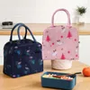 Dinnerware Sets Portable Lunch Bag Thermal Insulated Box Tote Cooler Handbag Bento Pouch Dinner Container School Storage