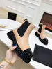 2022 Designer Shoes Boots Ladies Patchwork Leather Shoess White Black Autumn Winter Brand Ankle Shoes Shoe Fashion Versatile Comfortable Short Bootss Size