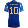 Hommes jeunes maillots de football japonais équipe nationale du Japon TANIGUCHI SASAKI YAMANE NISHIMURA MACHINO HASHIMOTO HATANAKA OKAZAKI 2022 Kits de maillots de football de la Coupe du monde