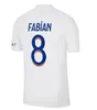 Jerseys de futebol 2022 2023 MBAPPE Jersey de futebol Home fora Kean Sergio Ramos Maillots de Futebol Camisa Verratti Jersey Men Kit Kit Uniformes PSGs Enfants