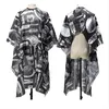 Adult Salon Barbers Hairdressing Capes Cloth Printing Hair Cutting Cape Gown Clothes Fashion Barber Hair Apron JJLE14272