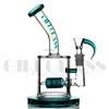 Bong in vetro da 8 pollici Monster Ball narghilè Rigs Dab Rig 14MM giunto per fumatori Tubi per acqua Turbina Percolatore Bong in vetro di colori assortiti