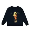 Felpe con cappuccio da uomo High Street Letter Foam Jesus Print Fleece Mens e Womens Harajuku Oversize Girocollo Retro Felpe spesse larghe