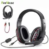 Headset bas ljud hörlurar för dator PC -bärbar dator 3,5 mm trådbunden mikrofonspelare hörlurar för PS4 Xbox -spel med mic hifi -spel headset T220916