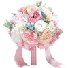 Eternal Angel Holding Bouquet Silk Flower Wedding Celebration Supplies Bridal320x