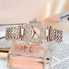 Montres-bracelets 2022 luxe cristal femmes Bracelet montres mode diamant dames Montre à Quartz en acier Femme Montre-Bracelet Montre Femme Relogio