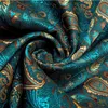 Scarves New Fashion Men Scarf Green Jacquard Paisley Silk Scarf Tie Autumn Winter Casual Business Suit Shirt Scarf Set BarryWan4111440