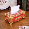 Tissueboxen servetten Europese stijl Luxe acrylbox KTV El Car Home Decor Kantoor Kantoor gezicht Naptop Paper S Packing2010 DHFLD