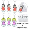 Party Favor 20sets Babies Welcome To Give Back Gifts/Various Colors Of Baby Elephant Keychain Shower Souvenirs Birthday