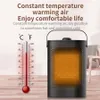 Elektrische Heizung PTC Elektronik Keramik drei Sekunden schneller Hitze tragbarer vertikaler Home Desktop warmer Luftheizung f￼r B￼ro