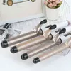 صناديق الشعر المتسابقين 2021 جديدة 9MM-38MM محترفة سيراميك شعر كيرلر LCD Curling Iron Roller Wand Wand Tools T220916