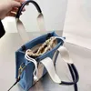 Totes Letter Canvas Tote Bag Women Shopping handv￤ska axel lyxig designer m￤rke crossbody kvinnliga purs 220324